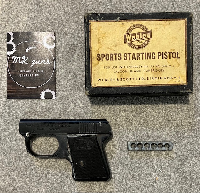 Webley MK1 Starting Pistol. MK Guns