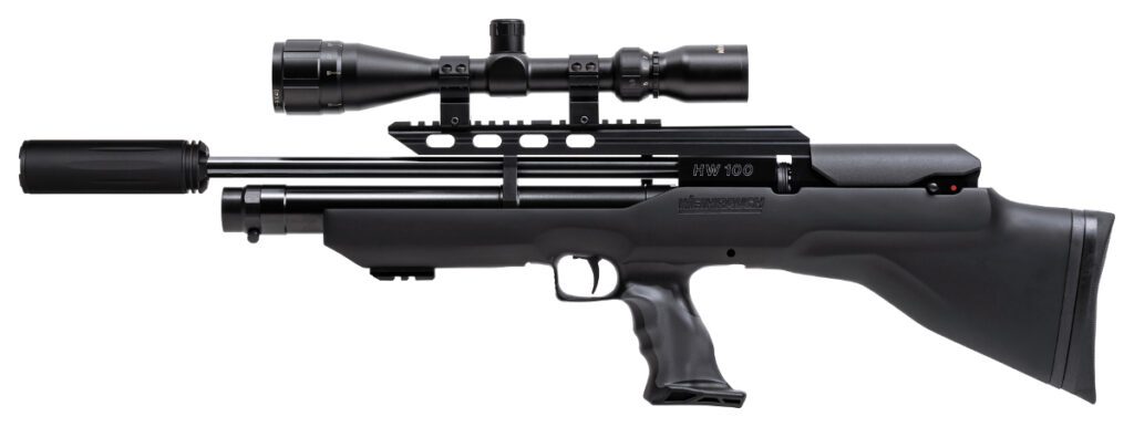 WEIHRAUCH HW100 BULLPUP PCP AIR RIFLE REVIEW.