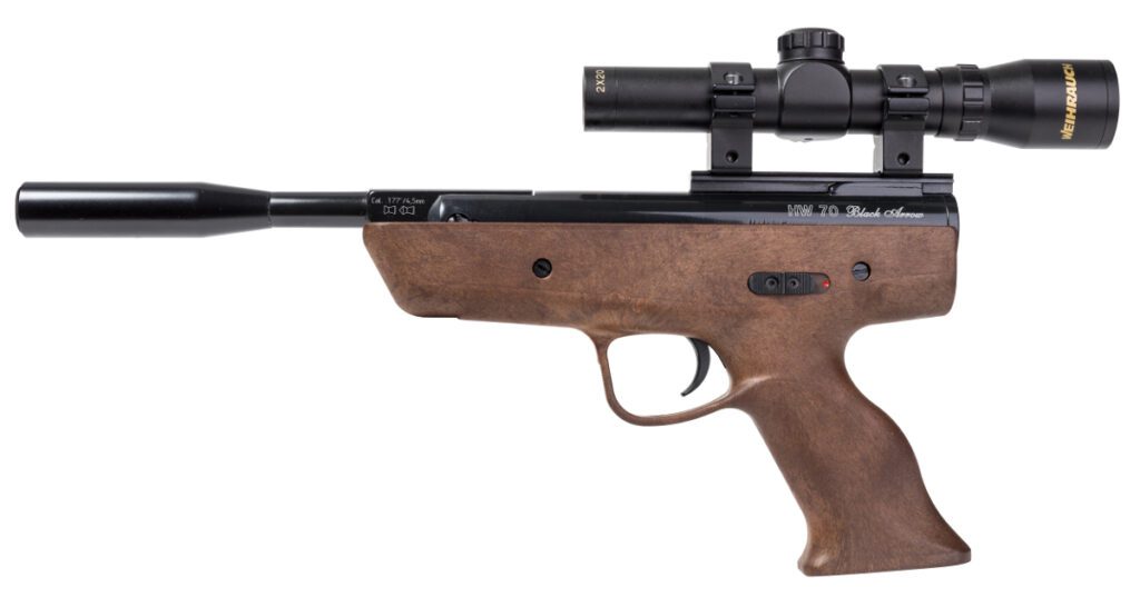 WEIHRAUCH HW70 BLACK ARROW AIR PISTOL REVIEW.